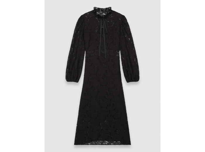Robe mi-longue à motifs cachemire