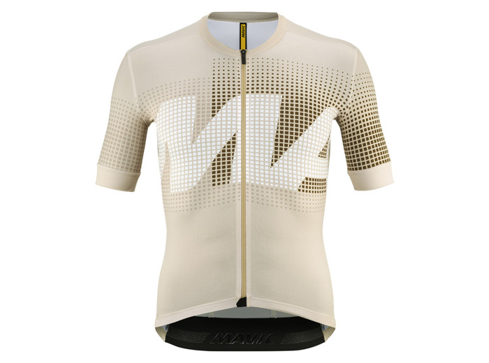 Maillot manches courtes Homme AKSIUM GRAPHIC Poivre Blanc