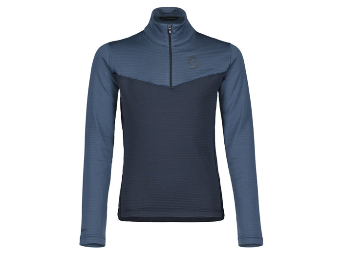 Sweat Enfant DEFINED LIGHT JUNIOR PULL-OVER Bleu Métal/Bleu Foncé