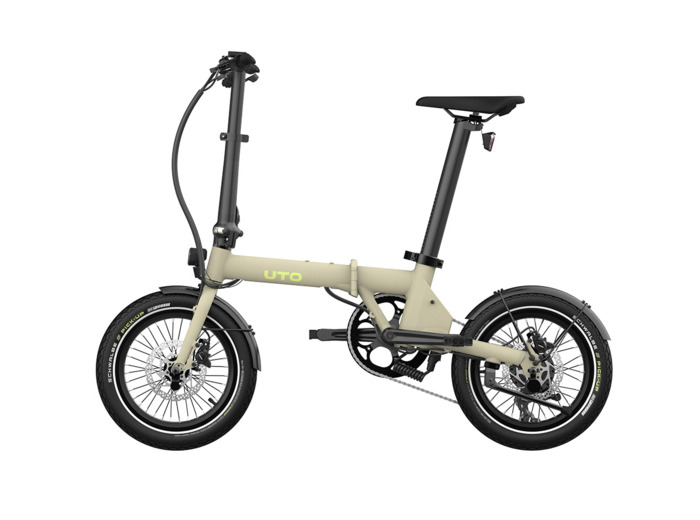 Vélo pliant électrique OG16 Sable Chaud