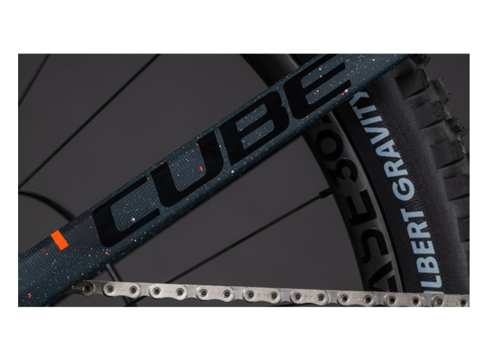 VTT tout suspendu électrique STEREO HYBRID ONE77 HPC SLT 800 Bleu Nuit
