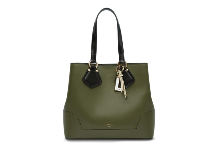 Izy de Lancel - Sac cabas - Grand modèle - Cuir de vachette lisse et spazzolato