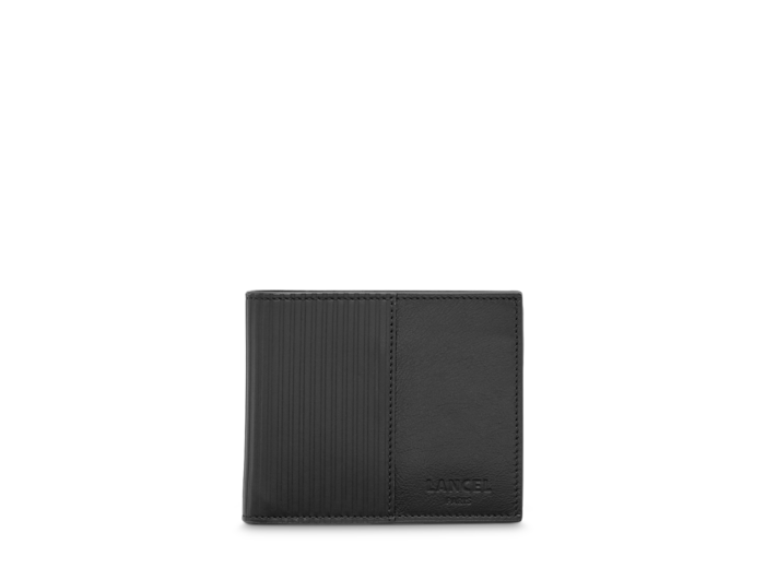 JIMMY CUIR LISSE / CUIR EMBOSSE - Compact - Noir