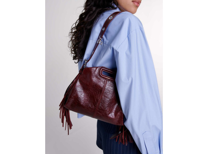 Sac Miss M mini en cuir craquelé
