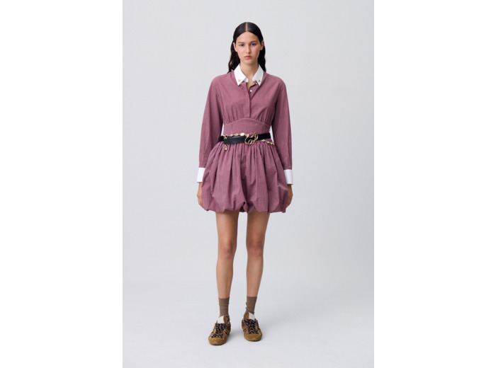 Robe courte carreaux
