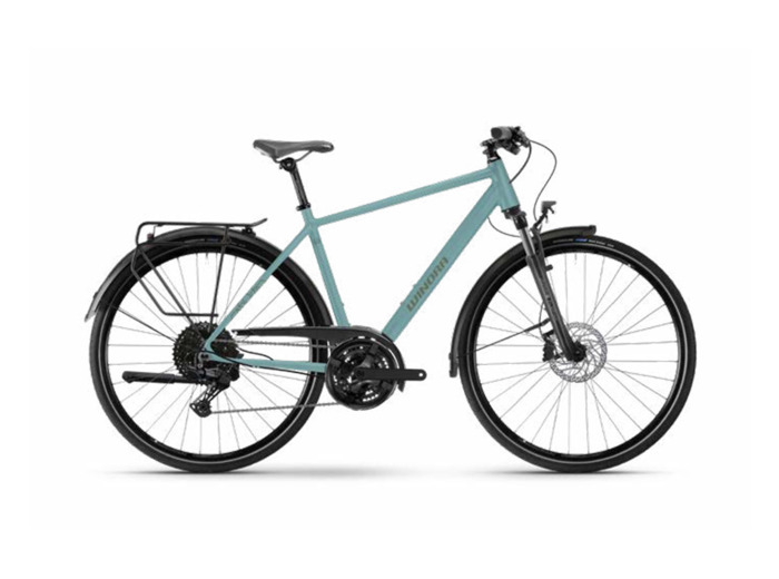 Vélo urbain/trekking DOMINGO X18 HIGH Bleu Pervenche