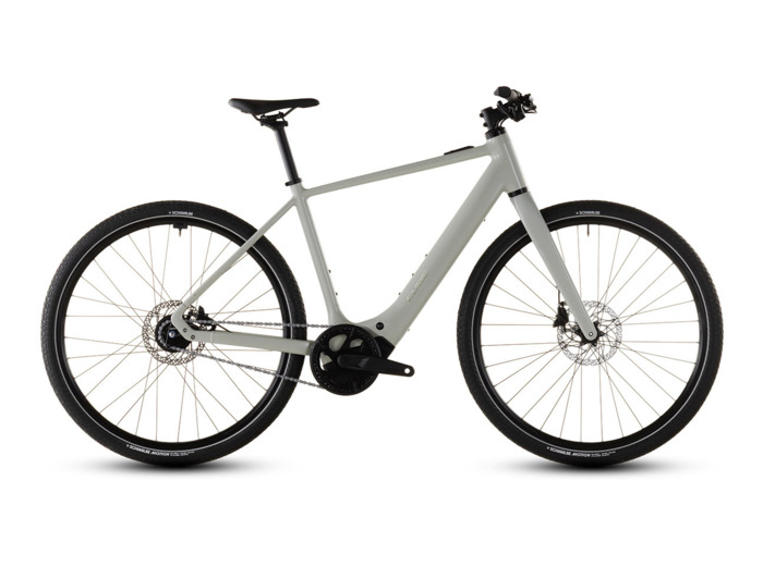 Vélo urbain électrique EDITOR HYBRID SLX 400X Beige/Chrome