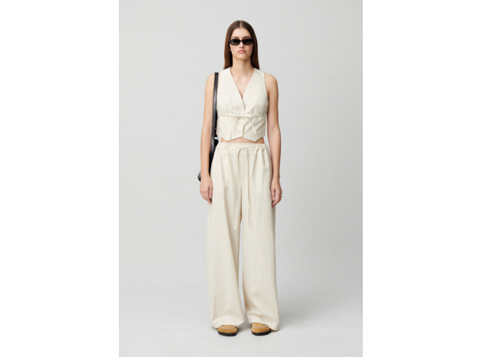 Top veston boutonné