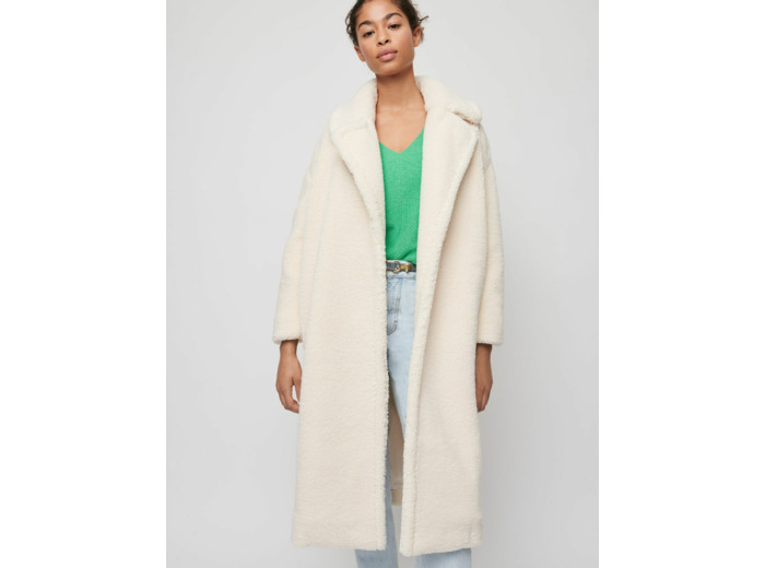 Manteau façon fourrure