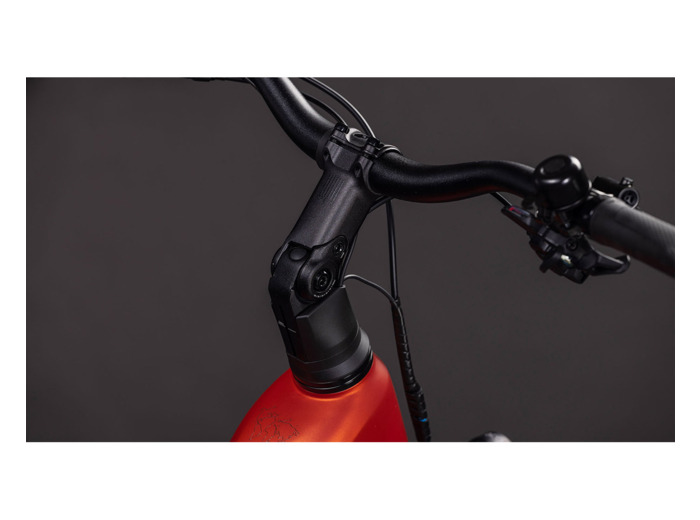 VTC électrique NURIDE HYBRID PRO 600 Rouge Chili/Noir