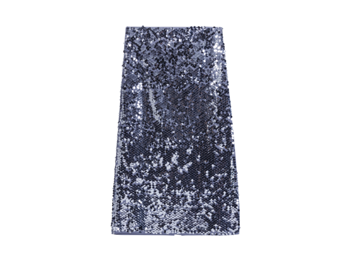 Jupe en maille ornée de sequins
