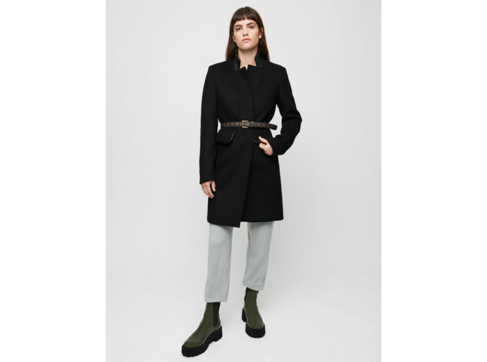Manteau en drap de laine
