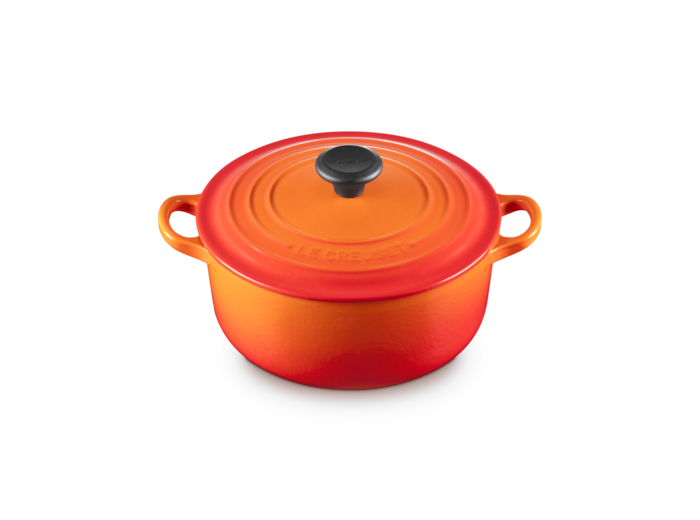 Cocotte ronde 20cm en fonte émaillée Volcanique