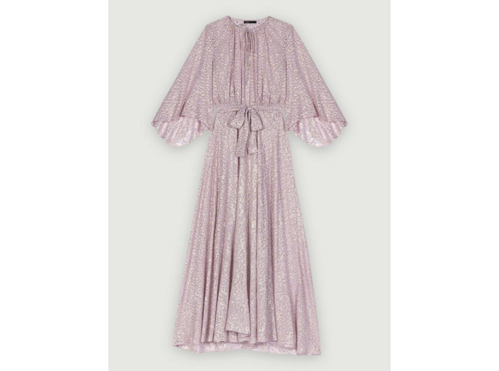 Robe longue brillante