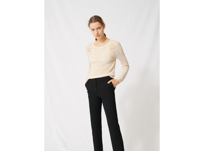 Pull léger en maille fantaisie