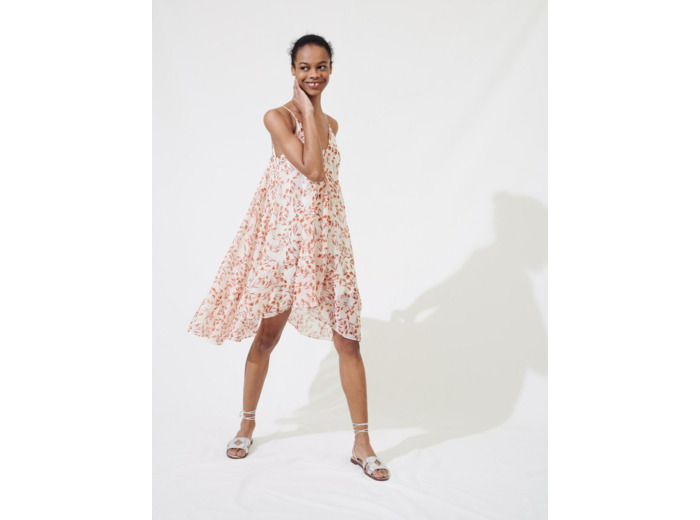 Robe à fines bretelles imprimée