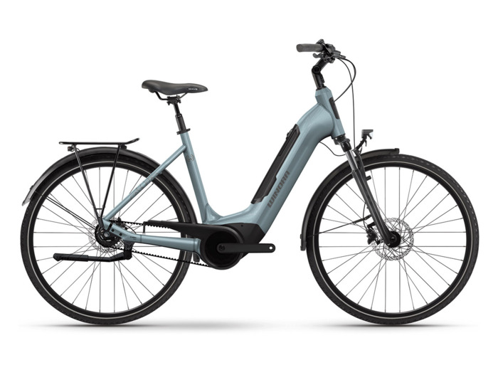 Vélo urbain/trekking électrique TRIA R8 Bleu Glacier