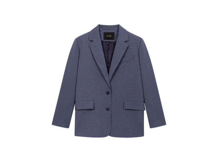 Veste de tailleur strassée