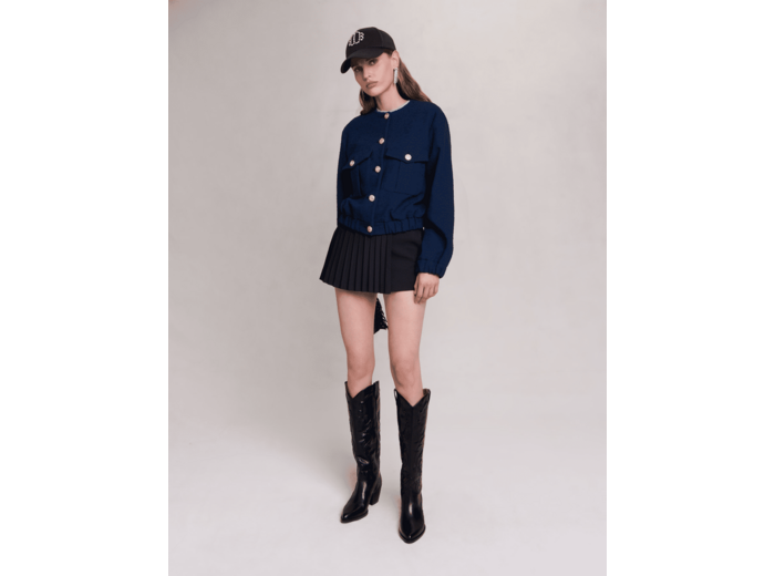 Blouson bomber court