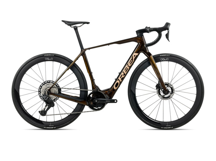 Vélo de gravel électrique DENNA M10I Caramel/Or