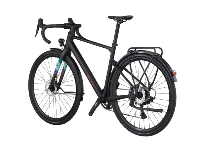 Vélo de gravel GRANDURANCE RD 10 Noir Rougeâtre