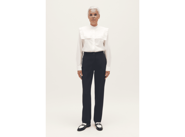 Pantalon tailleur bleu marine