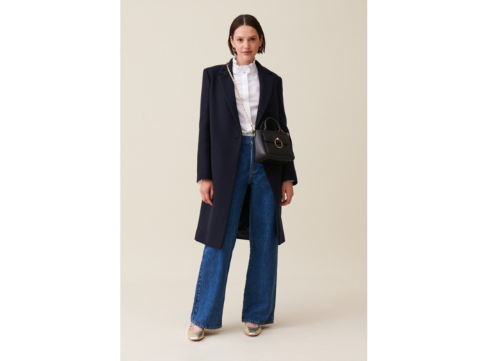 Manteau mi-long tailleur