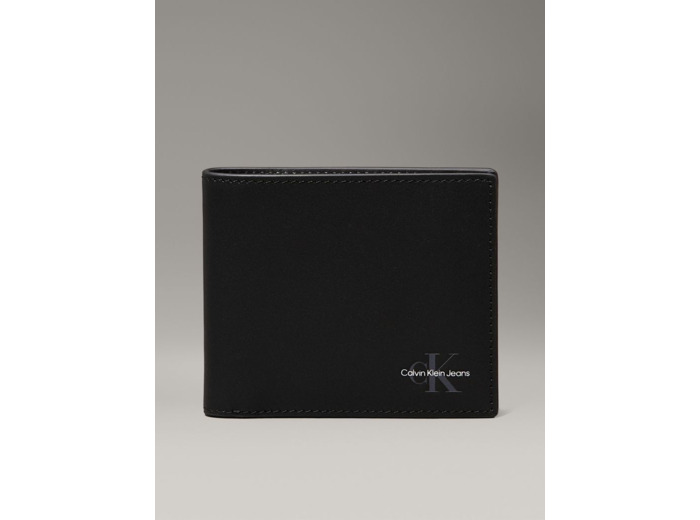 PORTefeuille Bifold en Cuir avec Logo MONO