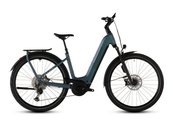 Vélo trekking électrique KATHMANDU HYBRID EXC 800 Gris