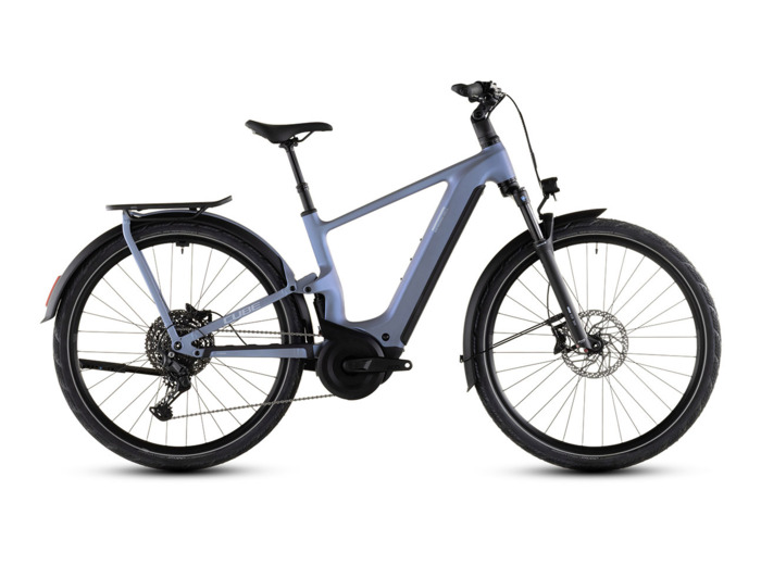 Vélo trekking électrique KATHMANDU HYBRID ONE11 HPC PRO 800 Bleu/Bleu