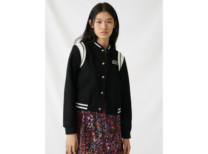 Blouson style teddy américain