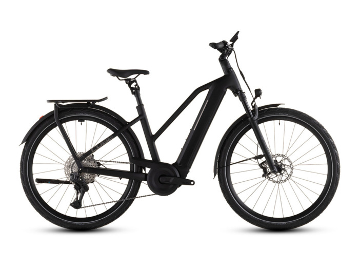 Vélo trekking électrique KATHMANDU HYBRID SLX 800 Noir/Chrome