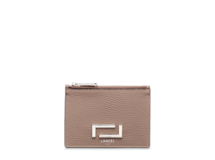 Pia de Lancel - Porte-cartes zippé - Grand modèle - Cuir de chèvre grainé