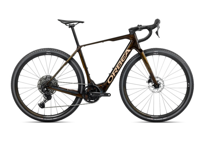 Vélo de gravel électrique DENNA M40 Caramel/Or