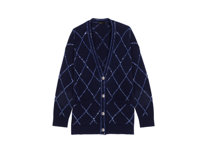 Cardigan long en laine