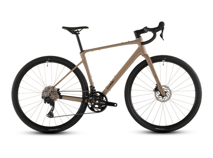 Vélo de gravel NUROAD RACE Cappuccino/Noir
