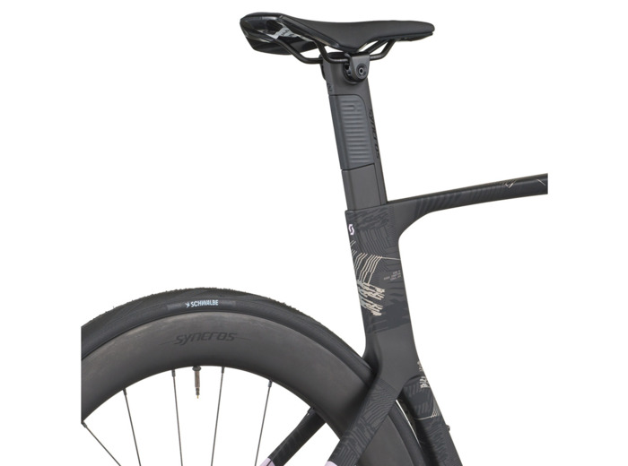 Vélo de route FOIL RC 10 Rose Violet/Noir Carbone