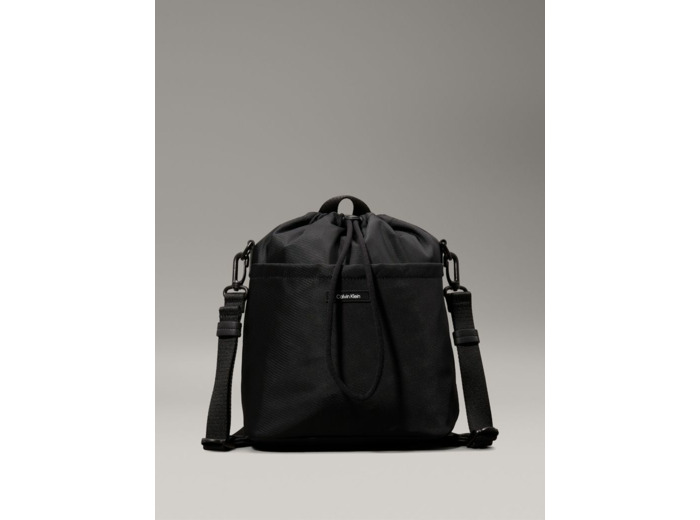 SAC À MAIN NOIR EN FORME DE SEAU