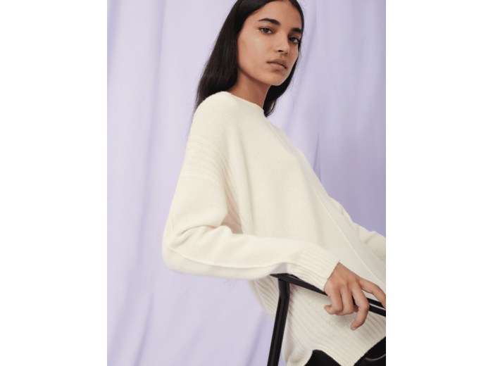 Pull en cachemire col rond