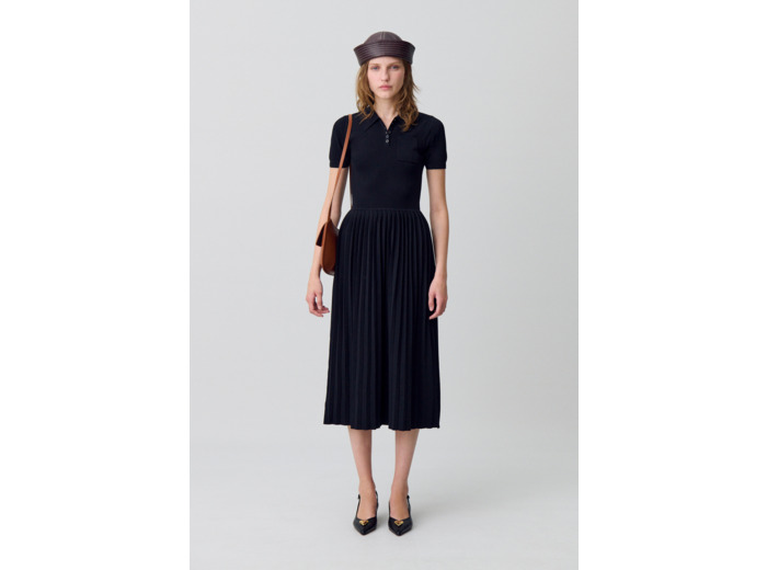 Robe midi maille fine