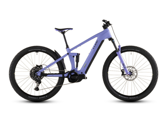 VTT tout suspendu électrique STEREO HYBRID ONE22 PRO 600 Lilas/Lime