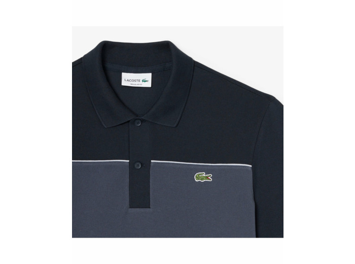 Polo Homme MEN S S/S POLO COLOR BLOCK Bleu