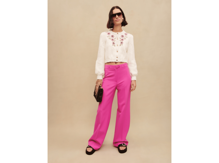 Pantalon de tailleur large