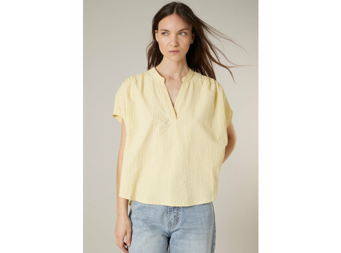 Chemisier Femme DANIELA BL W Jaune
