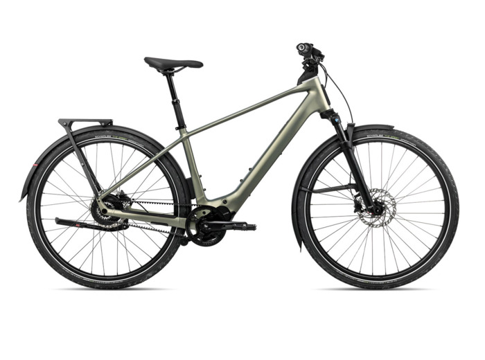 Vélo urbain/trekking électrique KEMEN TOUR 10 Vert