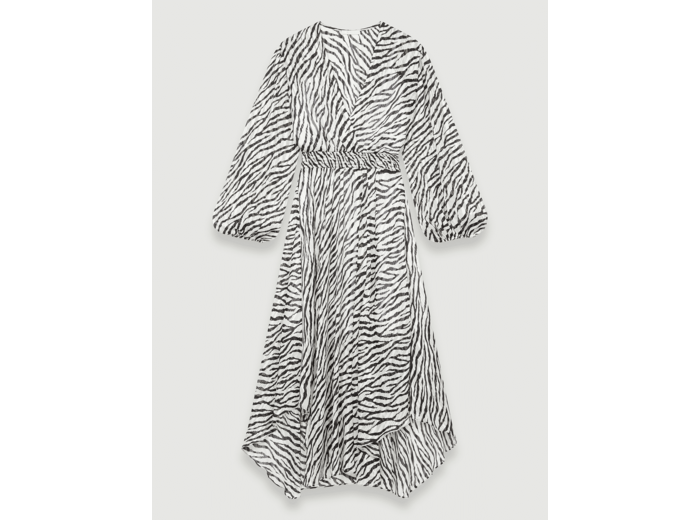 Robe en jacquard imprimé