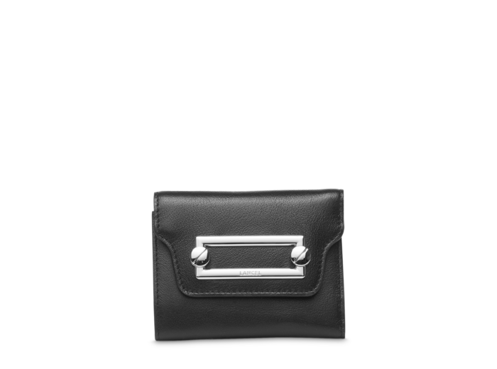 Clic de Lancel - Portefeuille compact medium rabat - Petit modèle - Noir