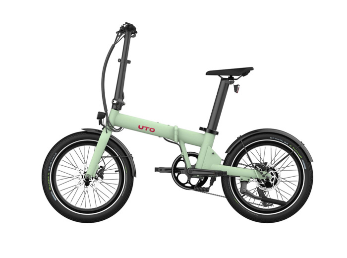 Vélo pliant électrique OG20 504Wh Vert Sauge