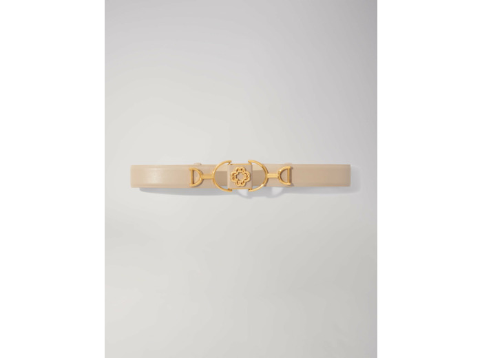 Ceinture en cuir lisse Clover