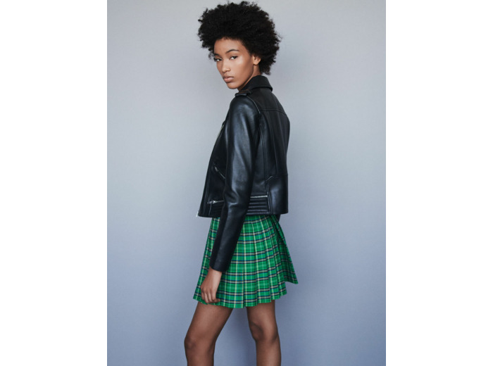 Blouson en cuir d'agneau
